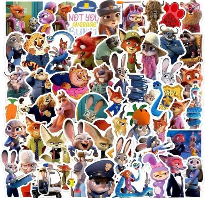 Zootopia stickers