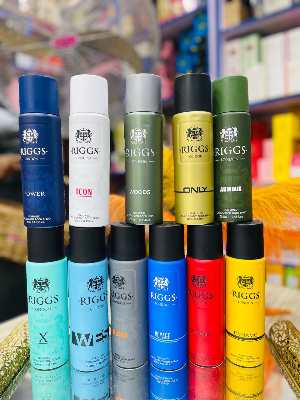 Riggs body spray