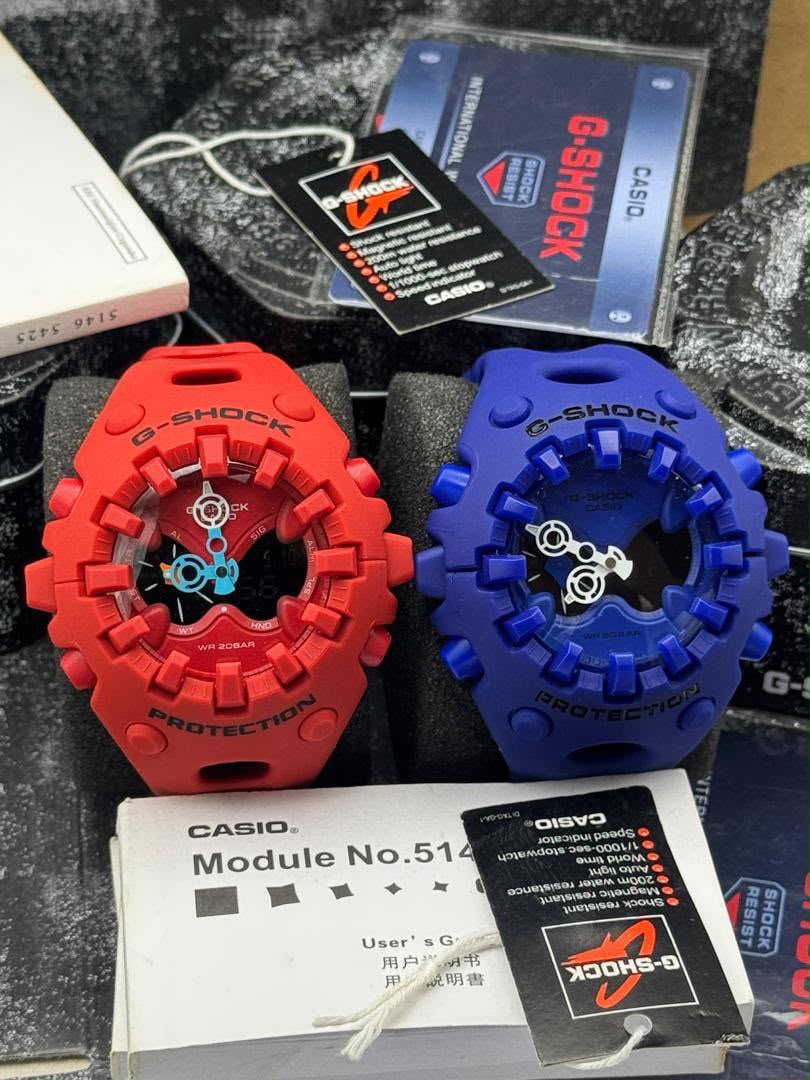With box +manual and carrier bag   GA-V01 Casio(G-SHOCK) HIGH QUALITY 💯💯💯  FULL PACKAGE ✅